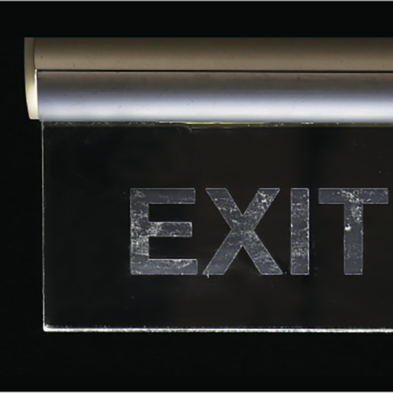 Edge Illuminated Sign